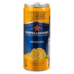 San pellegrino Aranciata San Pellegrino 33 cl - 24 canettes Blanc