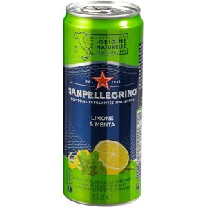 San pellegrino Limone & Menta San Pellegrino 33 cl - 24 canettes