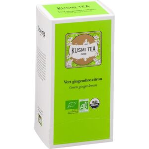 Kusmi tea Thé vert gingembre citron Bio Kusmi Tea - Boîte de 25 sachets