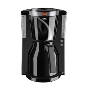 Melitta Machine a Cafe - Cafetiere Electrique a café MELITTA - Look IV Therm Selection 1011-12 Noir/Acier Brossé usage non-intensif Melitta