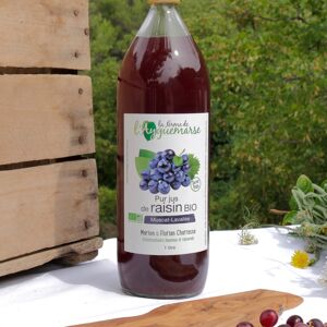 Pur Jus de Raisin BIO Muscat-Lavallee - En direct de La Ferme de l'Ayguemarse (Drôme)