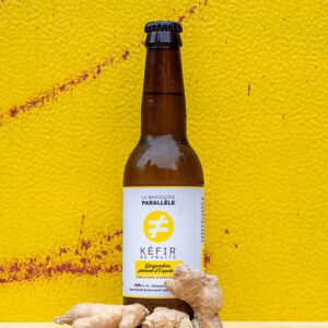 Kefir de Fruits Gingembre-Piment d'Espelette - 6x33cl - En direct de La Brasserie Parallele - Brasserie sans alcool (Gironde)