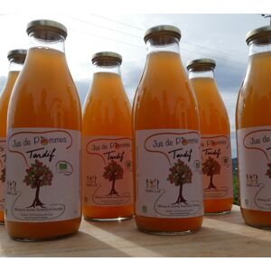 Jus De Pommes Bio « Recolte Tardive » Varietes Anciennes 6 bouteilles d'un litre - En direct de Terres EnVie (Ariege)