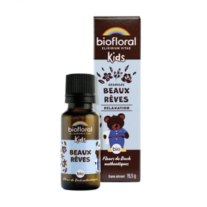 France Herboristerie FLEURS DE BACH Beaux Rêves granules Bio sans alcool - Kids Relaxation