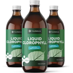 FutuNatura 3x Chlorophylle liquide, ensemble 1500 ml