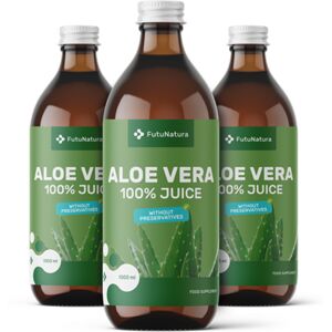 FutuNatura 3x 100 % jus d´aloe vera, ensemble 3000 ml