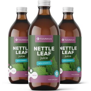 FutuNatura 3x Jus de feuilles d'ortie, ensemble 1500 ml