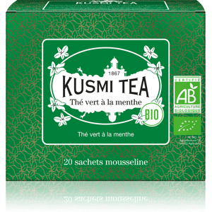 Thé vert à la menthe - Thé vert à la menthe - Sachets de thé - Kusmi Tea - Publicité