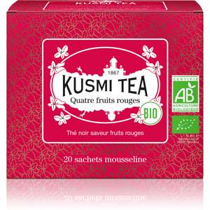 Quatre Fruits Rouges - The noir, fruits rouges - Sachets de the - Kusmi Tea