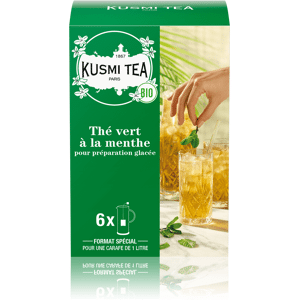 Thé vert à la menthe - Thé vert à la menthe - Sachets de thé - Kusmi Tea - Publicité