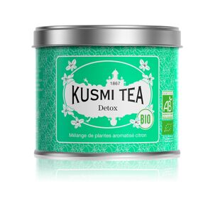 Detox - Thé vert, maté, citron - Boîte de thé en vrac - Kusmi Tea - Publicité