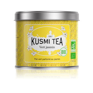 Vert Jasmin - Thé vert au jasmin - Boîte de thé en vrac - Kusmi Tea - Publicité