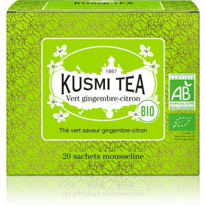 Vert gingembre-citron - The vert, gingembre, citron - Sachets de the - Kusmi Tea