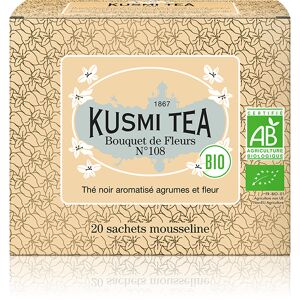 KUSMI TEA Bouquet de Fleurs N°108 - Thé earl grey, fleur Ylang-Ylang - Sachets de thé - Kusmi Tea