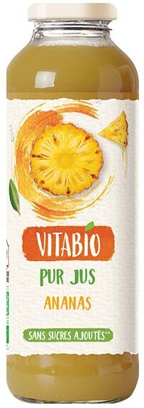 Vitabio 100% Pur Jus Ananas Bio 50cl