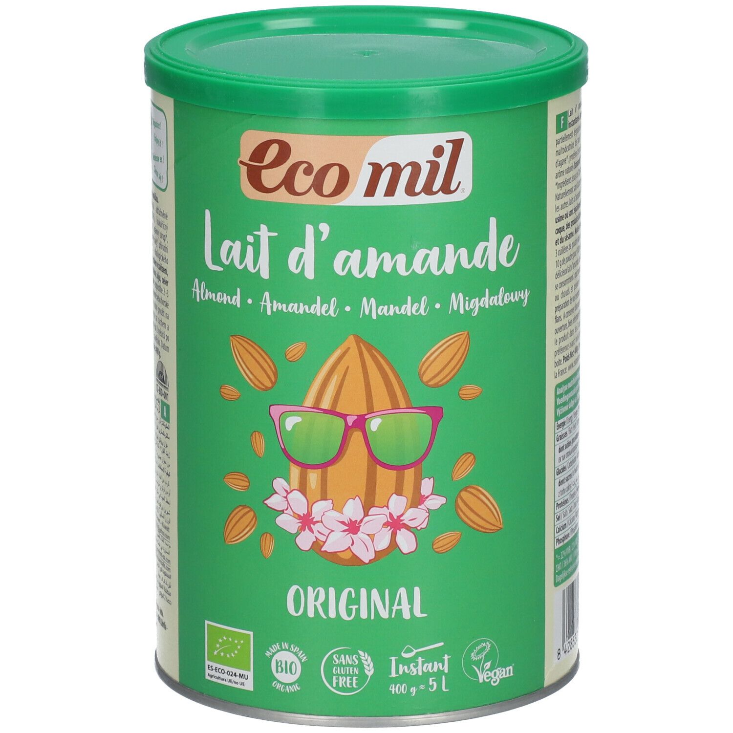 EcoMil Lait d’Amande Instant Bio g poudre