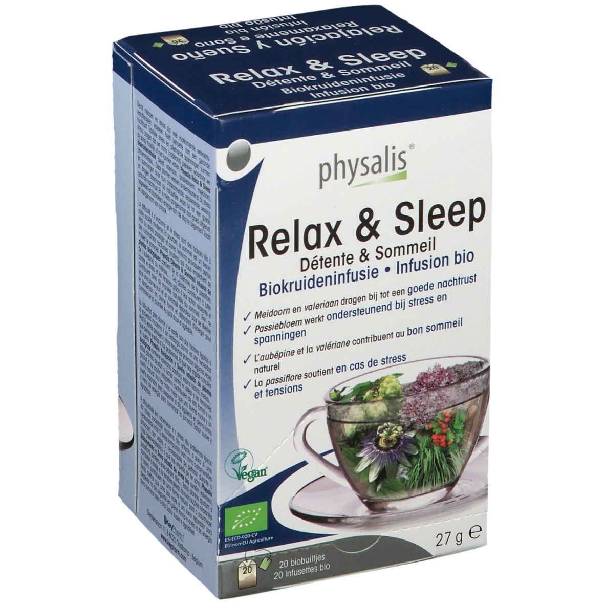 physalis® Détente & Sommeil Infusion Bio g sachet(s) filtre(s)