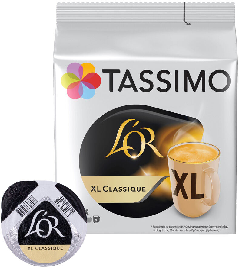 L'OR XL Classique pour Tassimo. 16 Capsules