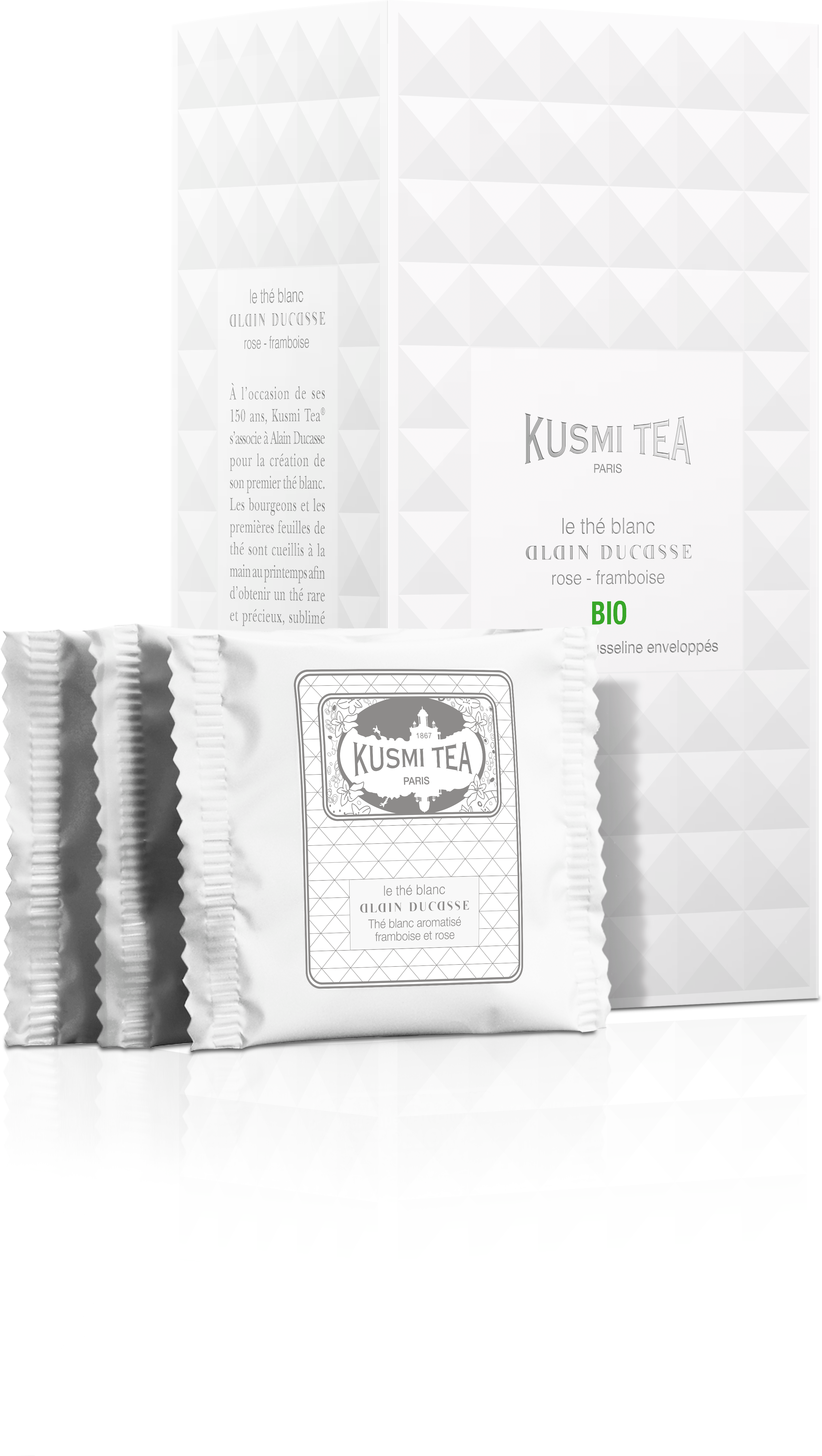 KUSMI TEA Le Thé Blanc Alain Ducasse Bio  Thé Blanc Kusmi Tea