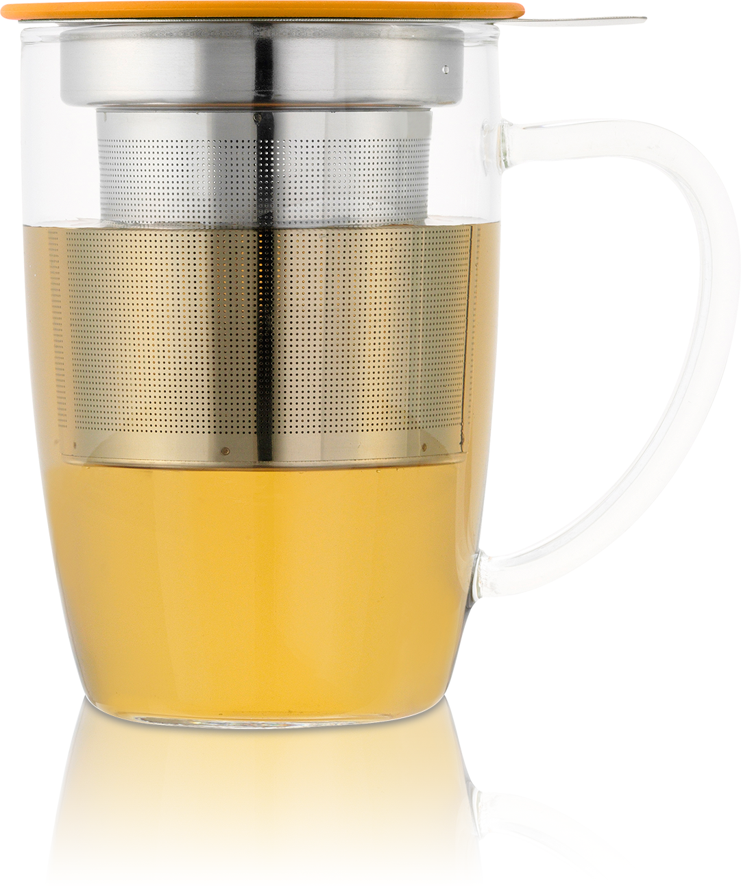 KUSMI TEA Tisanière NewLeaf 45Cl en verre avec filtre et couvercle Kusmi Tea