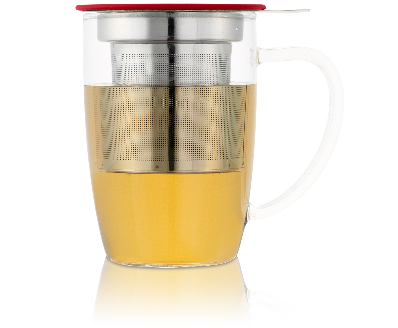 KUSMI TEA Tisanière NewLeaf 45Cl en verre avec filtre et couvercle Kusmi Tea