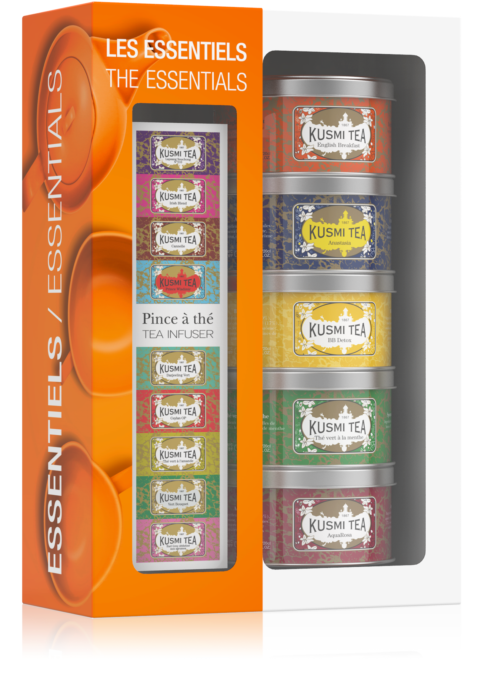 KUSMI TEA Coffret thés Les Essentiels