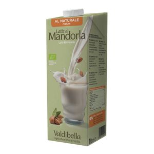 Biotobio Srl Valdibella Bevanda a Base di Mandorla 1 Litro - Bevanda Vegetale Senza Lattosio