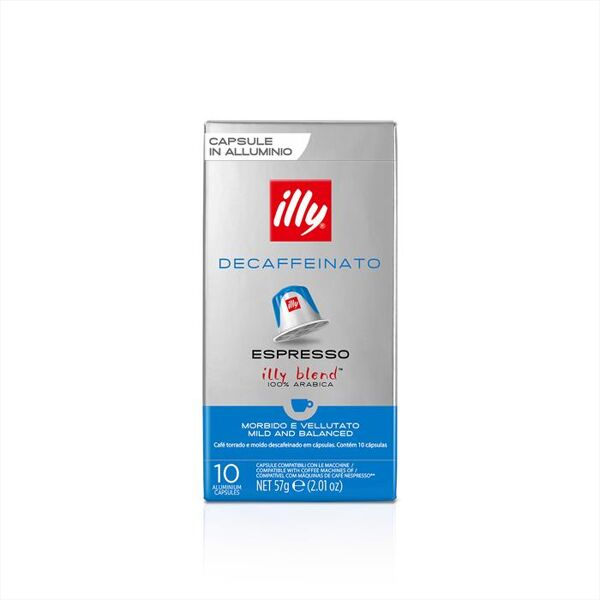 illy 10 capsule compatibili nespresso decaffeinato