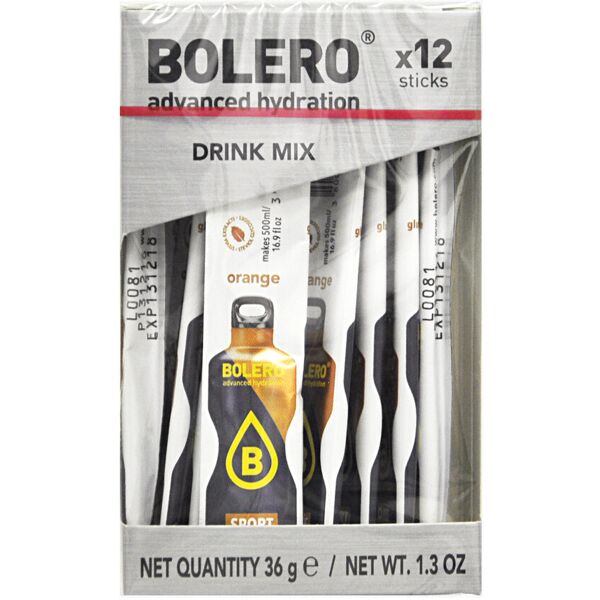 bolero drink sticks sport 12 stick da 3 grammi arancia