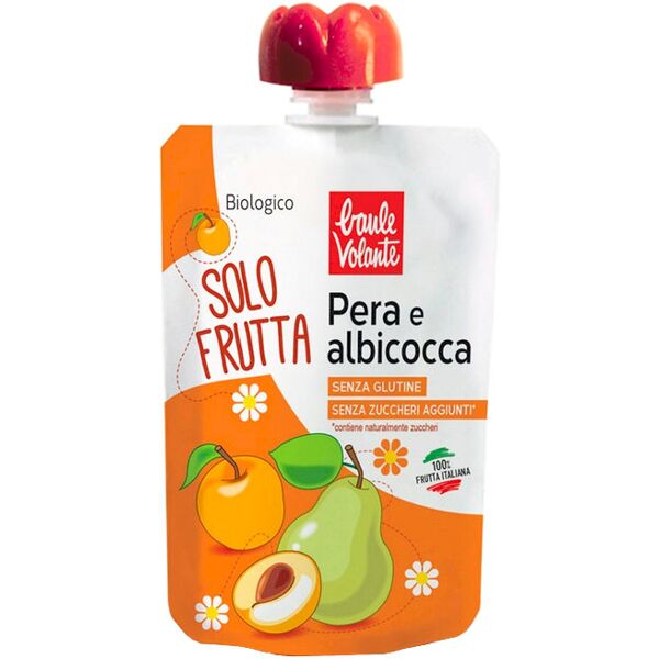 baule volante solo frutta - pera e albicocca 1 cheer-pack da 100 grammi