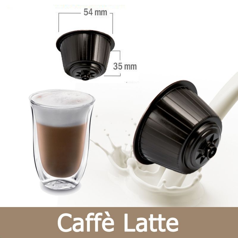 Caffè Kickkick 50 Caffè Latte Compatibili Nescafè Dolce Gusto