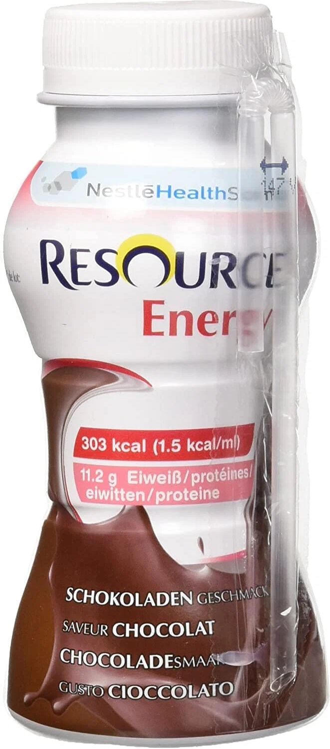 Resource Energy Cioccolato 4 Bottiglie 200 Ml