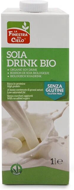 La Finestra Sul Cielo Bevanda Soia Drink Senza Glutine Bio 1 Litro