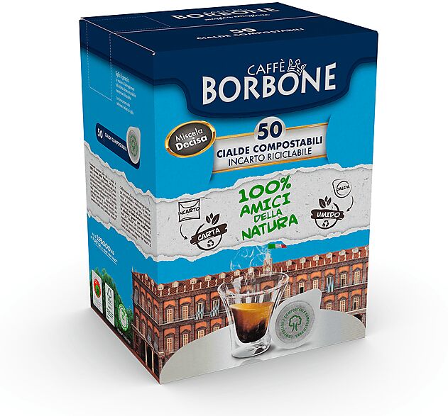 CAFFE BORBONE Caffè in cialde E.S.E MISCELA DECISA 50PZ