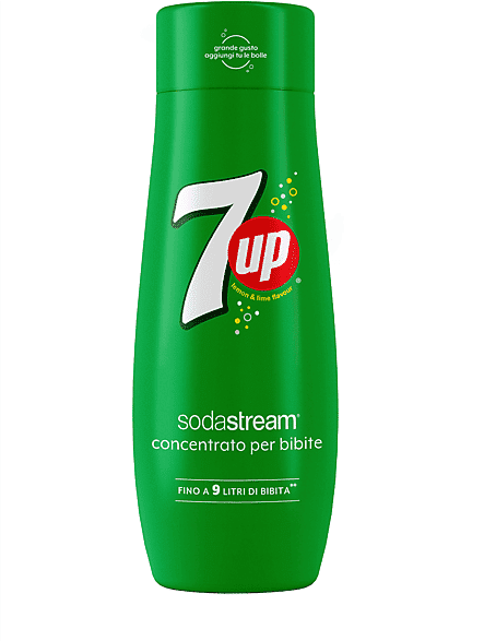 SODASTREAM Concentrato per la preparazione di bevande dissetanti gassate al gusto 7UP CONC. 440 ML, 0,63 kg