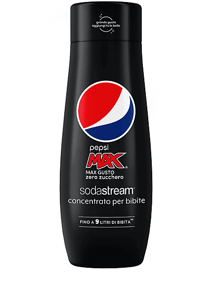 SODASTREAM Concentrato per la preparazione di bevande dissetanti gassate al gusto Pepsi Maxi CONC. PEPSI MAXI 440 ML, 0,49 kg