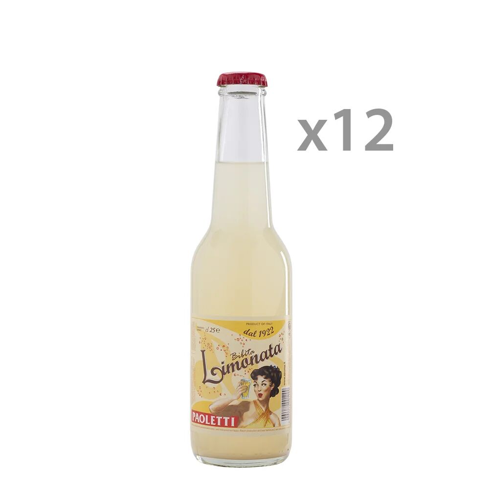 Paoletti 12 bottiglie - Limonata 0,25 lt