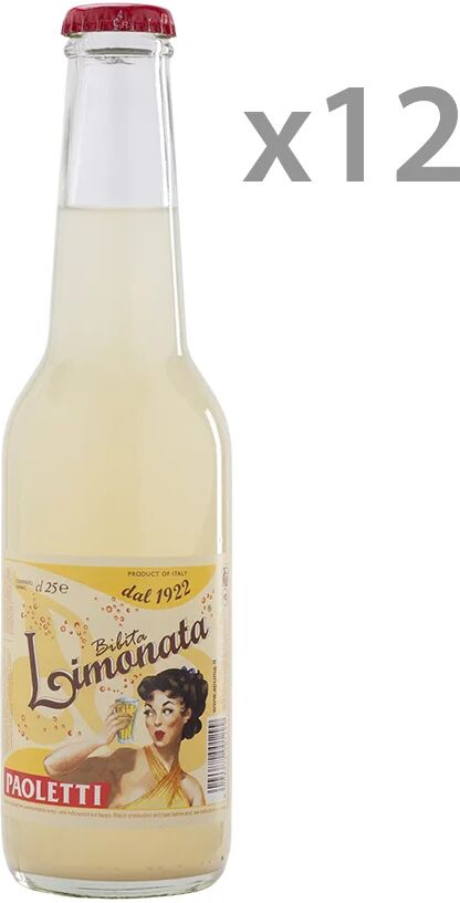 Paoletti 12 bottiglie - Limonata 0,25 lt