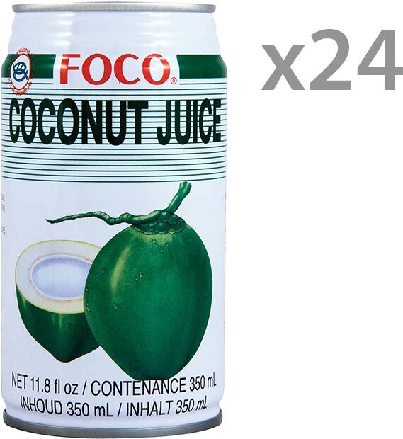 Foco 24 lattine - Foco Coconut Juice 350 ml