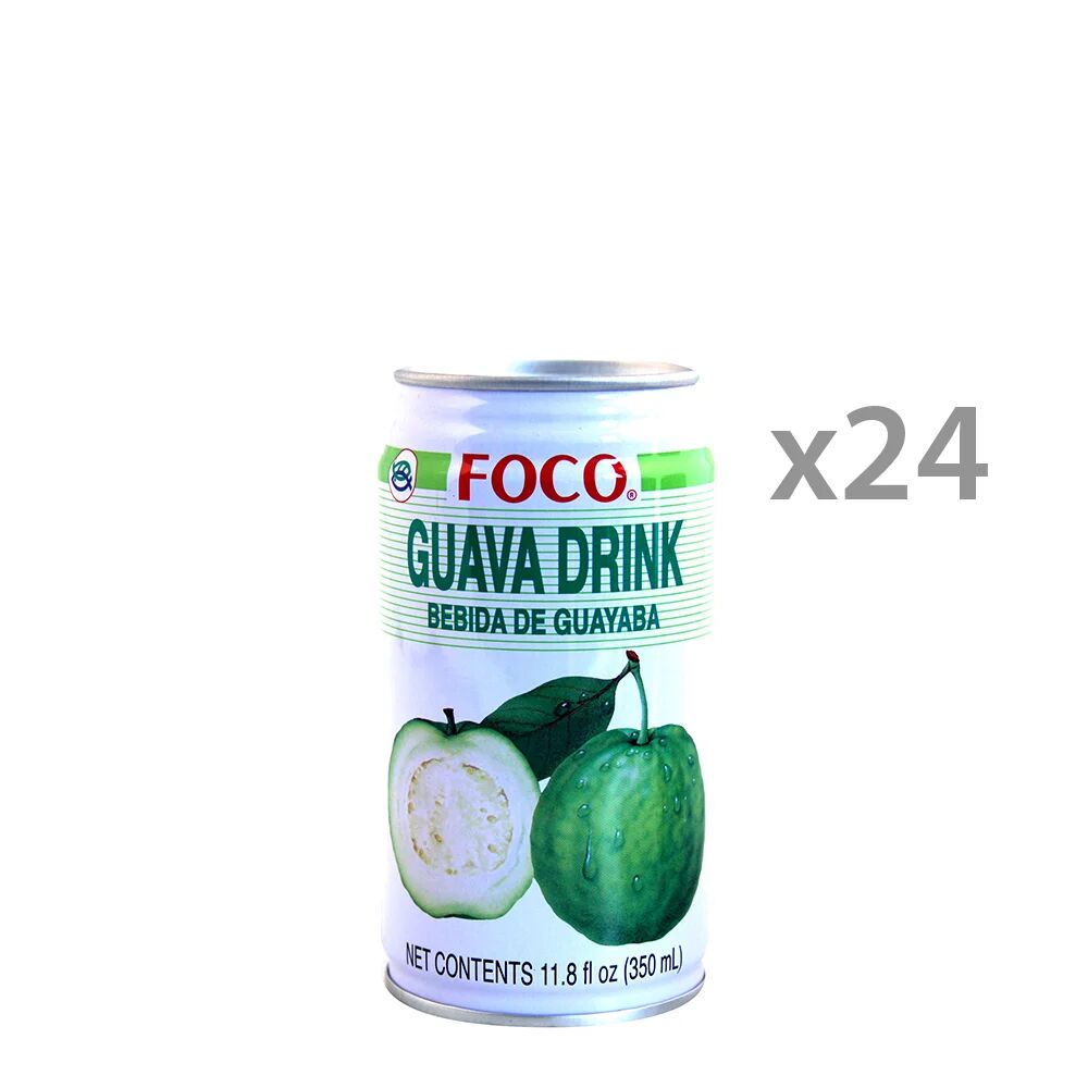 Foco 24 lattine - Foco Guava drink 350 ml