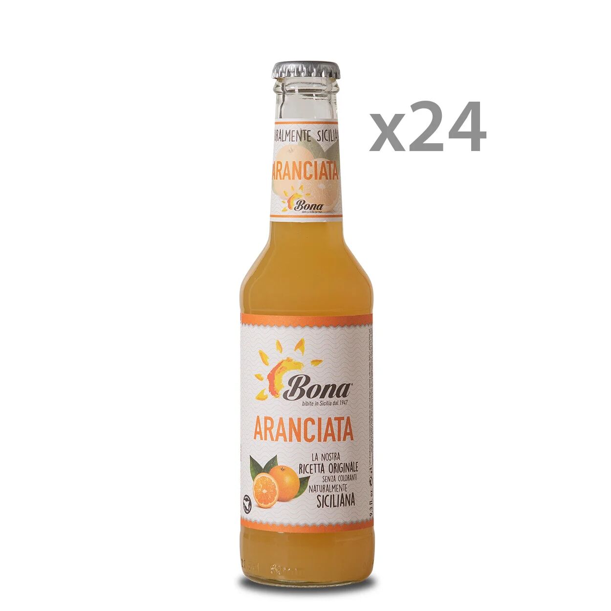 Bona 24 bottiglie - aranciata 275 ml
