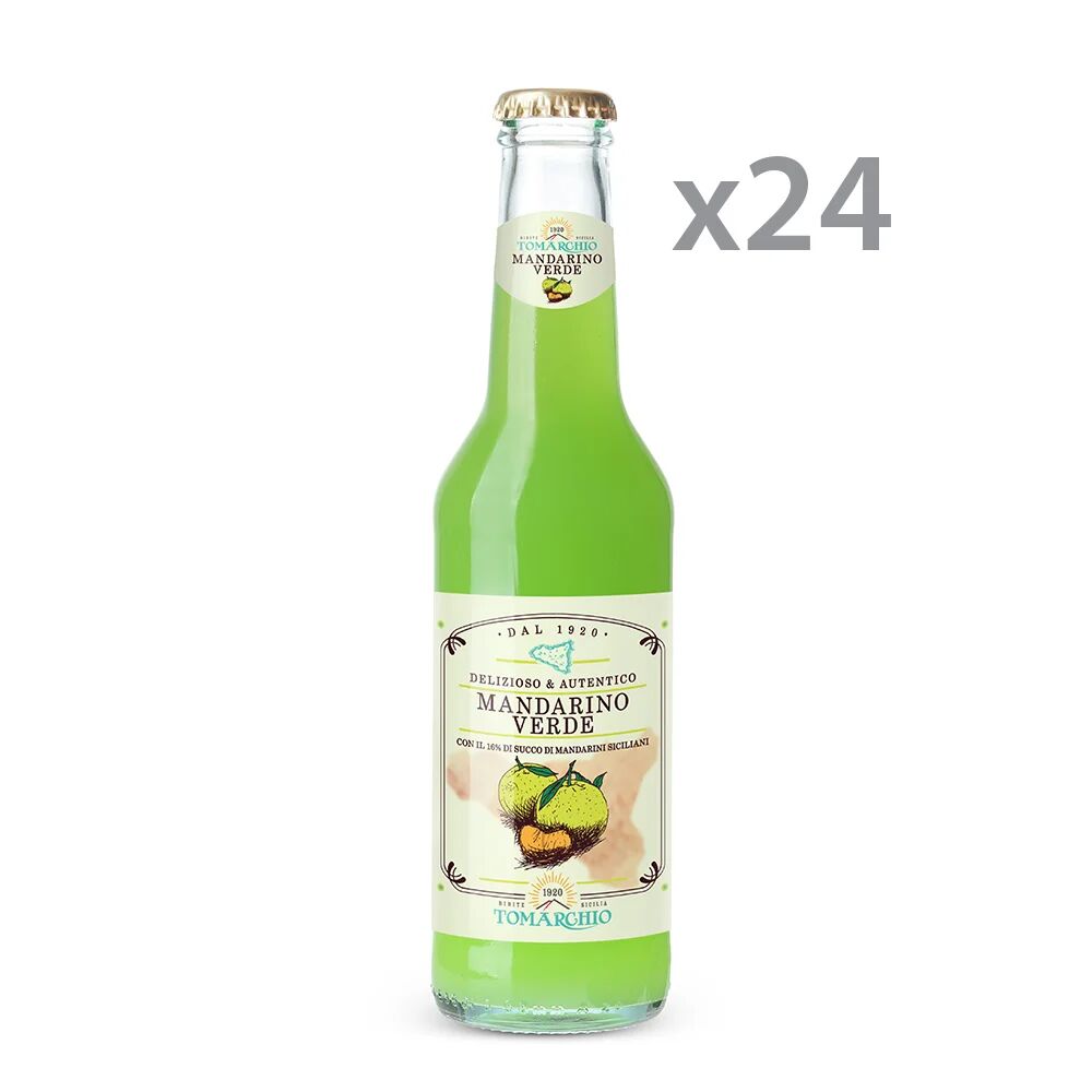 Tomarchio 6 Cluster da 4 bottiglie - Mandarino verde 275 ml