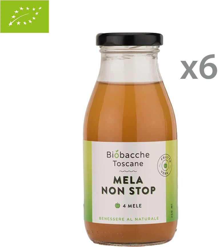 Biobacche Toscane 6 bottigliette - Mela non stop 250 ml