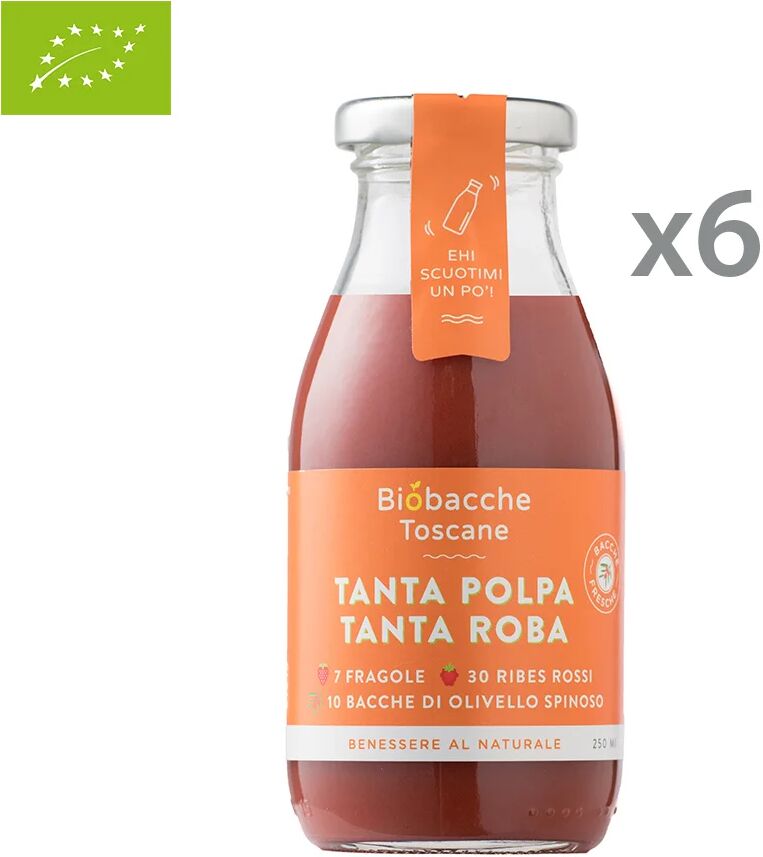 Biobacche Toscane 6 bottigliette - Tanta polpa tanta roba 250 ml