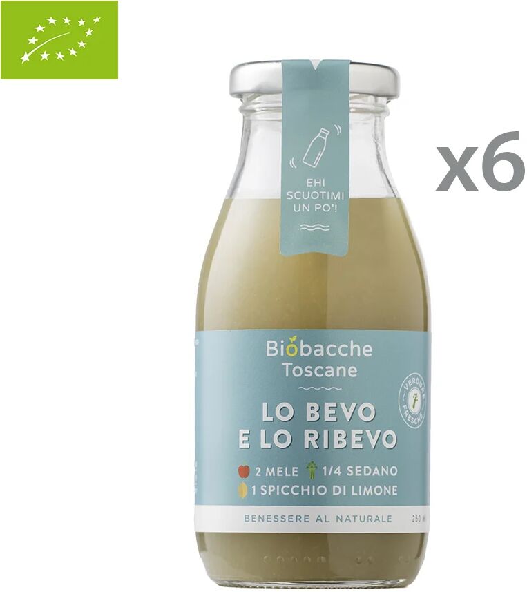 Biobacche Toscane 6 bottigliette - Lo bevo e lo ribevo 250 ml