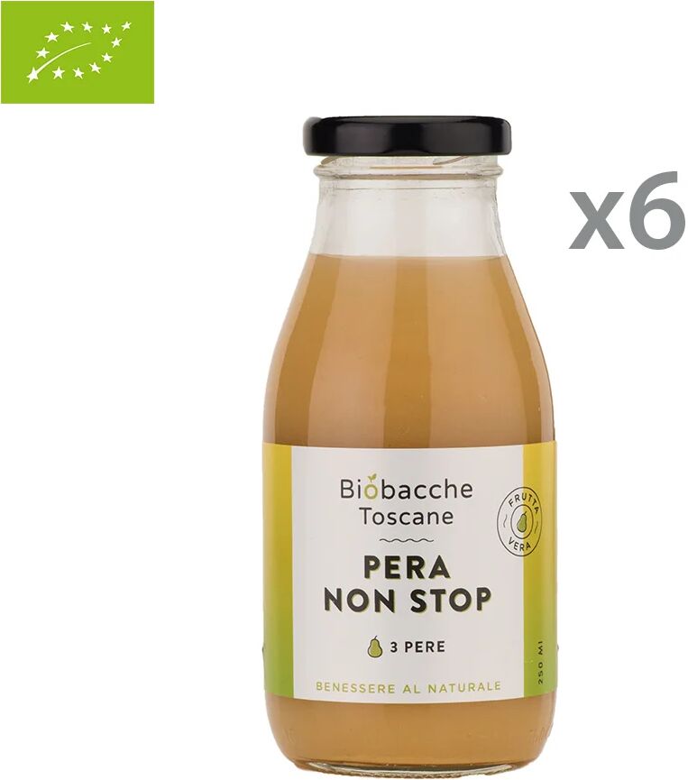 Biobacche Toscane 6 bottigliette - Pera non stop 250 ml