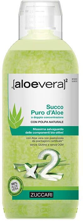 Zuccari Aloevera Succo Puro d'Aloe a Doppia Concentrazione