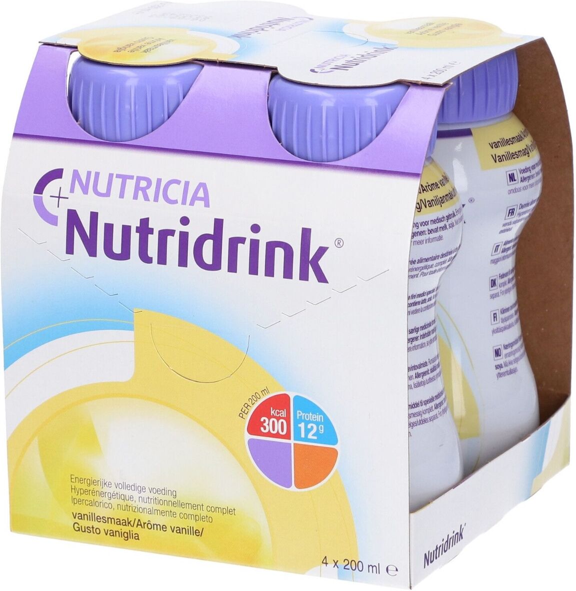 nutridrink Integratore Nutrizionale Gusto Vaniglia 4x200 ml