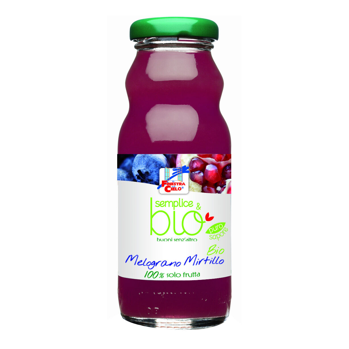 BIOTOBIO Fsc semplice&bio mela melograno mirtillo bio senza zuccheri aggiunti 200 ml