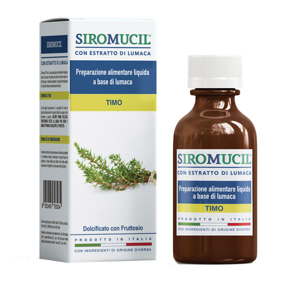 siromucil preparato alimentare con estratto di lumaca al timo 150 ml